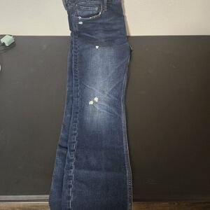 Old Navy Women's Dark Blue Straight Leg Jeans